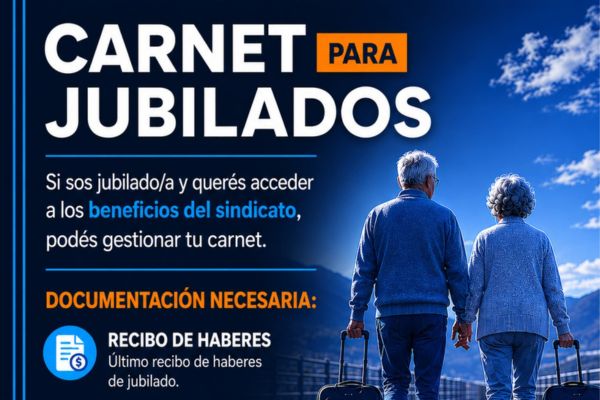 BENEFICIOS PARA NUESTROS JUBILADOS Y JUBILADAS