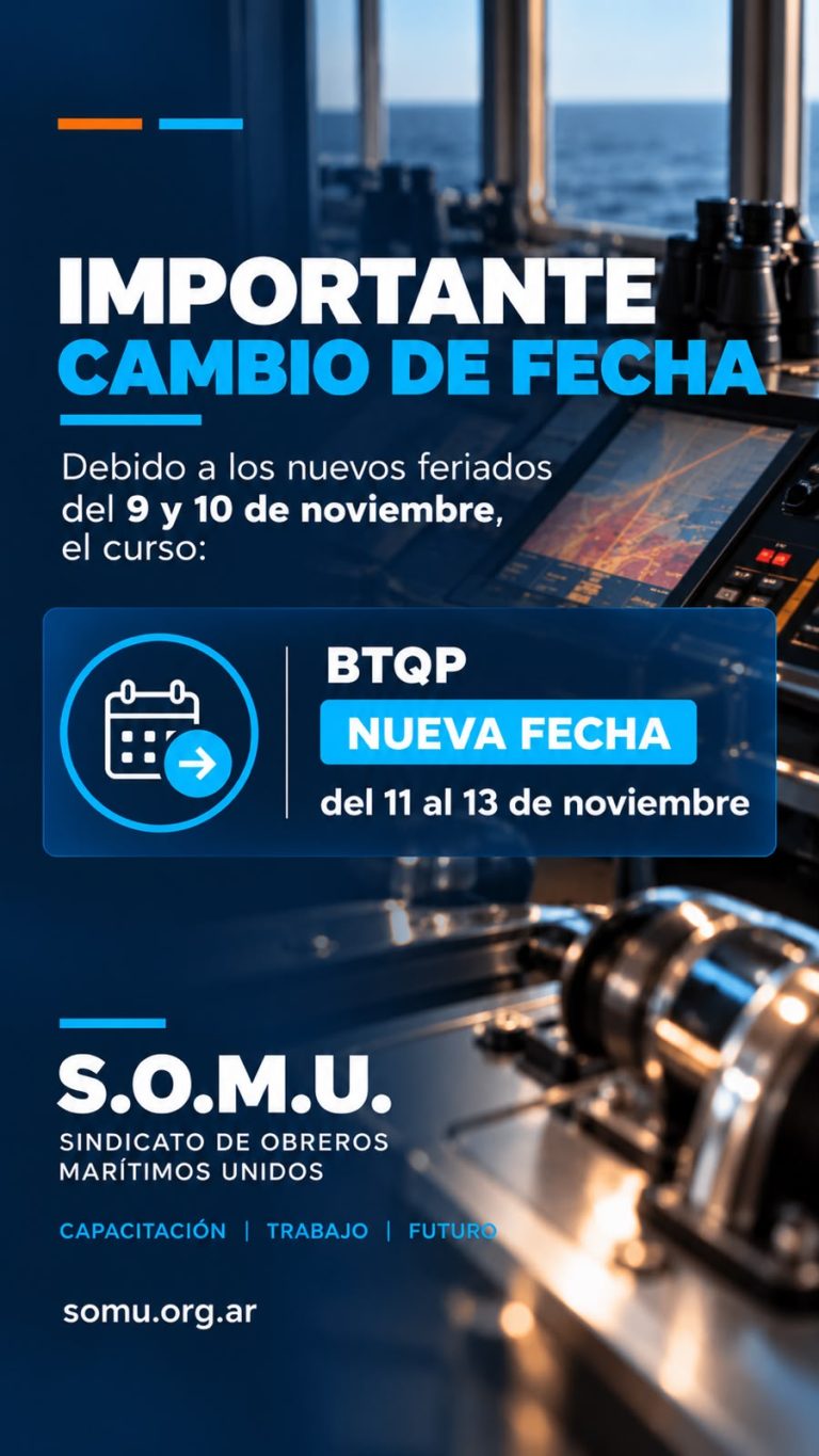 IMPORTANTE | CAMBIO DE FECHAS | BTQP